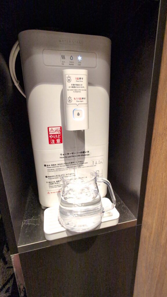 館内のウォーターサーバー