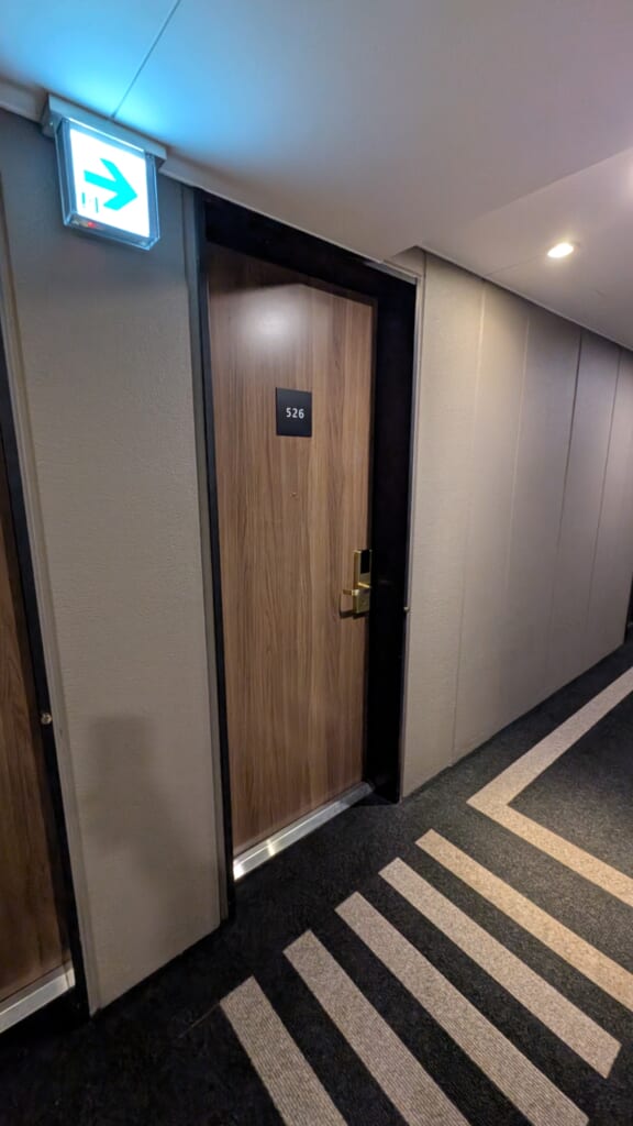 526号室のドア